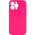 Чохол з захистом камери Silicone Case для Apple iPhone 16 – Рожевий / Barbie pink. Фото 1 з 3