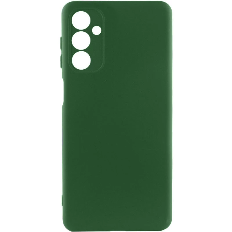 

Чехол Silicone Case Lakshmi Plus с закрытой камерой для Samsung Galaxy M35 (Зеленый / Dark green), Зелений / dark green