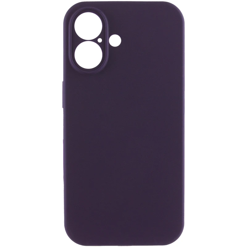 Чехол Silk Full Camera Protective (AA) NO LOGO для Apple iPhone 16 – Фиолетовый / Elderberry. Фото 3 из 8