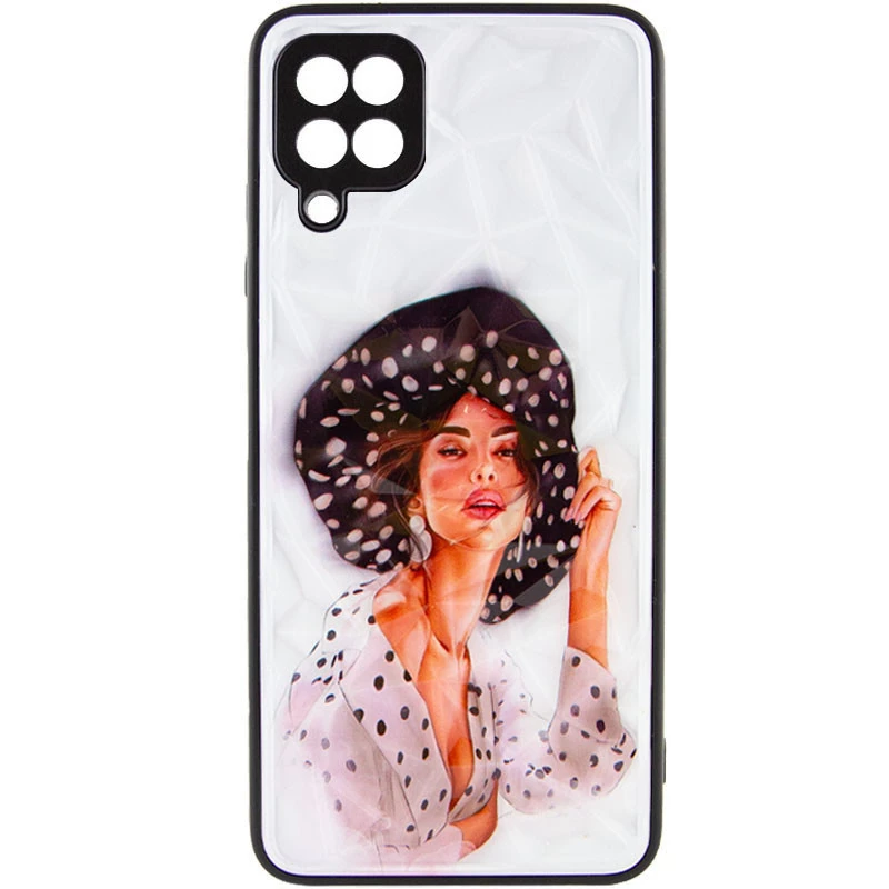 Скляний чохол Prisma Ladies на Samsung Galaxy M53 5G – Girl in a hat. Фото 2 з 4