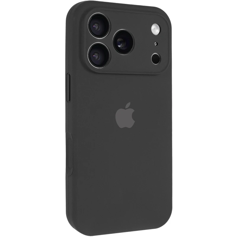 Чохол Silicone Case з захистом камери на Apple iPhone 17 Pro Max (6.9") – Чорний / Black. Фото 2 з 6