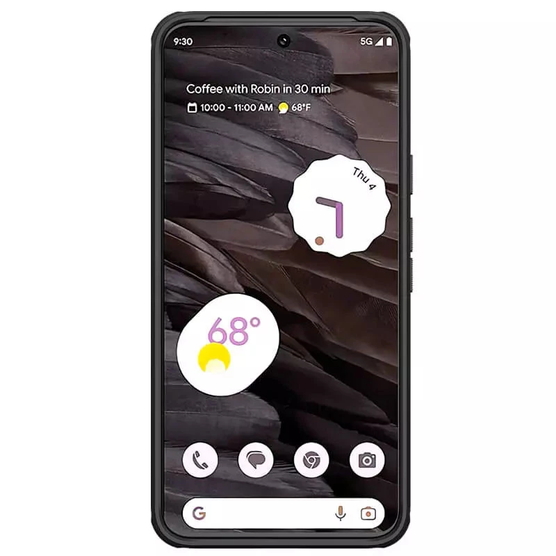 Пластиковая накладка Nillkin Pro для Google Pixel 8 – Черный / Black. Фото 4 из 8
