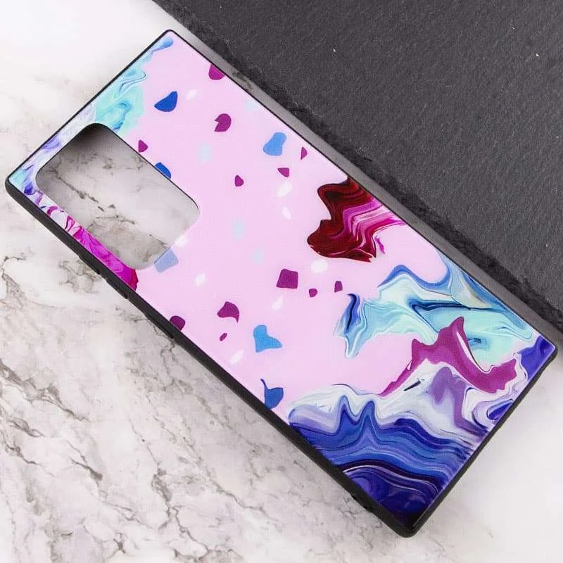 Скляний чохол Diversity на Samsung Galaxy Note 20 Ultra – Stains red. Фото 3 з 4