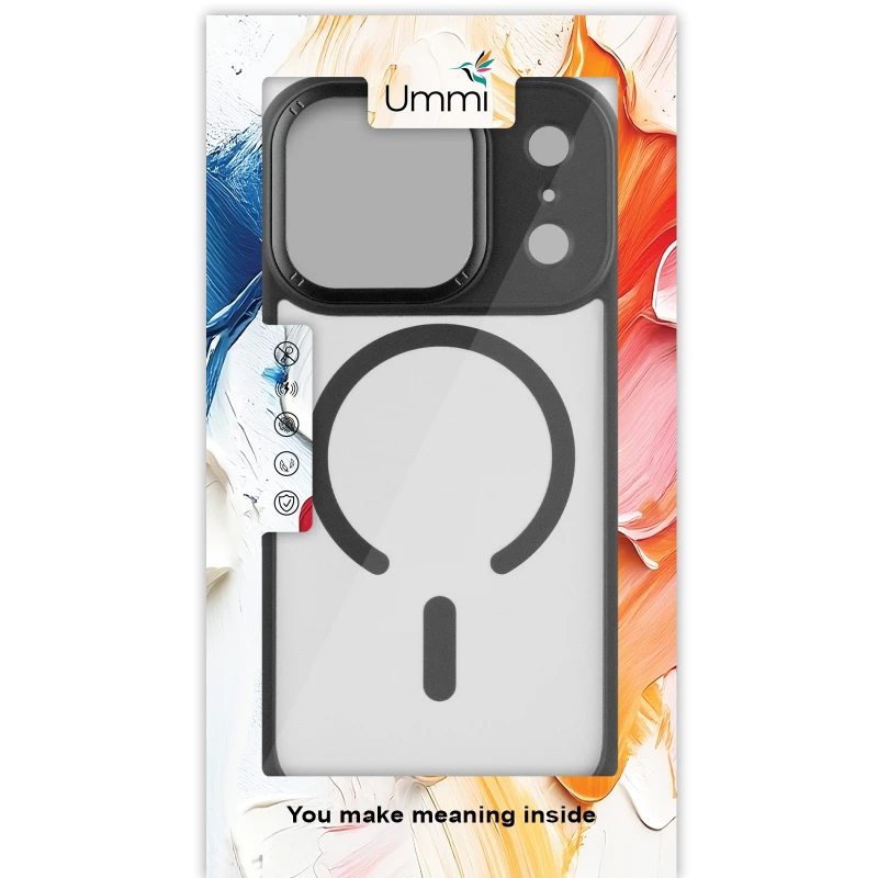 Чохол Ummi Ultimate with MagSafe для Apple iPhone 17 Pro (6.3") – Black. Фото 4 з 8