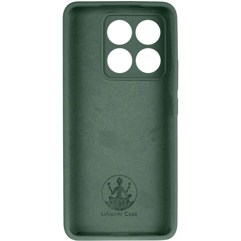 Чохол Silicone Case Lakshmi Premium із закритою камерою для Xiaomi 14T Pro – Зелений / Cyprus Green. Фото 8 з 10