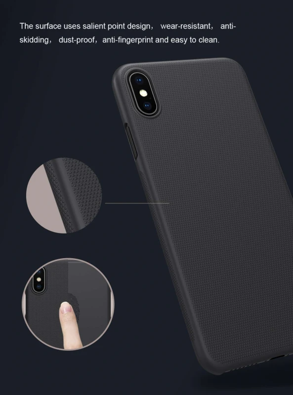 Пластикова накладка Nillkin Frost на Apple iPhone XS Max (6.5") фото 5 з 8