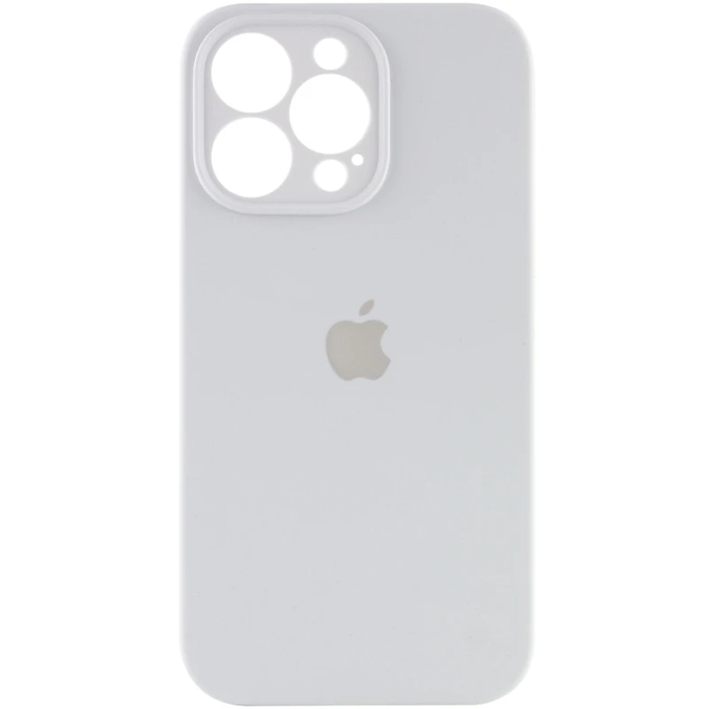 

Чехол Silicone Case с защитой камеры для Apple iPhone 13 Pro Max (6.7") (Белый / White), Білий / white