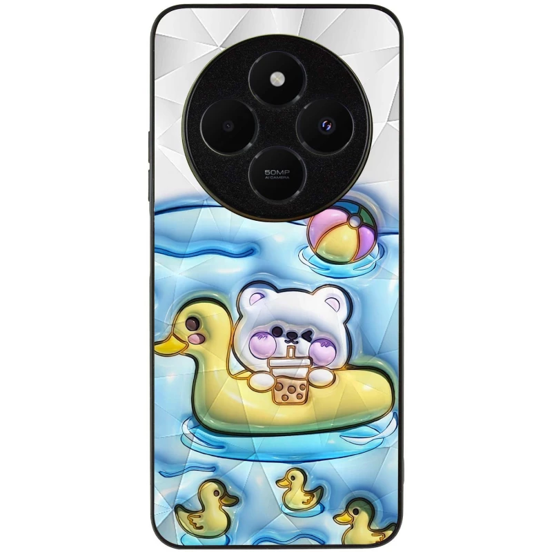 Чехол Prisma Plush для Xiaomi Redmi 14C / Poco C75 – Ducklings. Фото 2 из 4