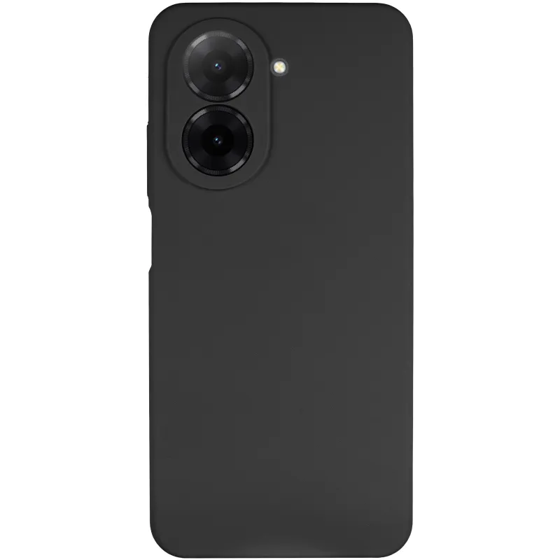 Чохол Silicone Case Lakshmi Premium із закритою камерою для Xiaomi Poco C71 – Чорний / Black. Фото 4 з 9