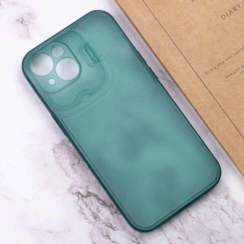 TPU+PC чехол OpenCam для Apple iPhone 14 Plus (6.7") – Зеленый. Фото 6 из 7