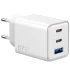 МЗП WIWU G026 Cube PD67W+QC3.0 GaN (1USB-A/2C) – White. Фото 2 з 4