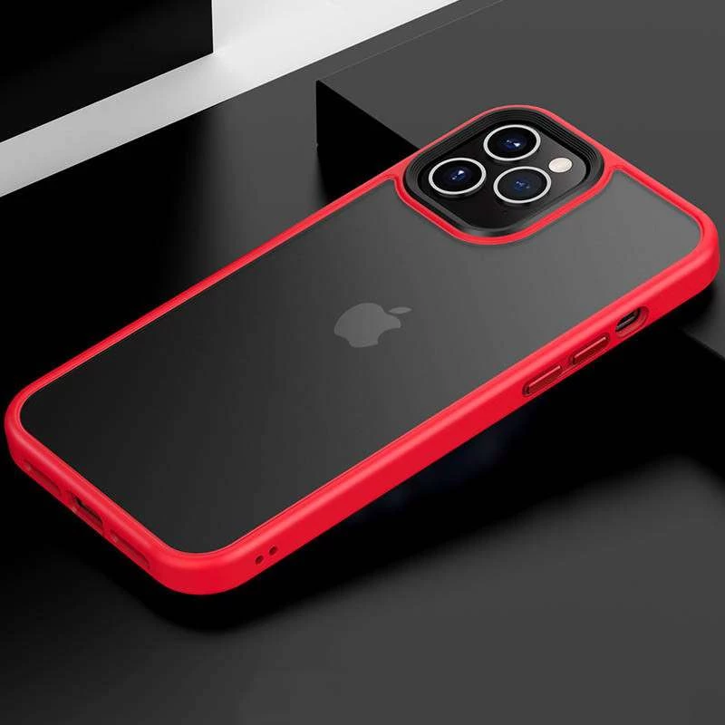 TPU+PC з металевими кнопками на Apple iPhone 11 Pro Max (6.5") – Червоний. Фото 2 з 2