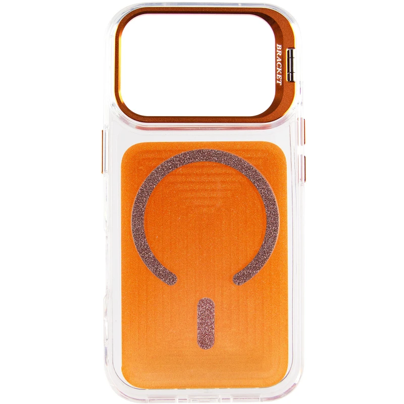 Чохол TPU+PC Jewel Sparkle with MagSafe для Apple iPhone 17 Pro (6.3") – Orange Sparkle. Фото 3 з 7