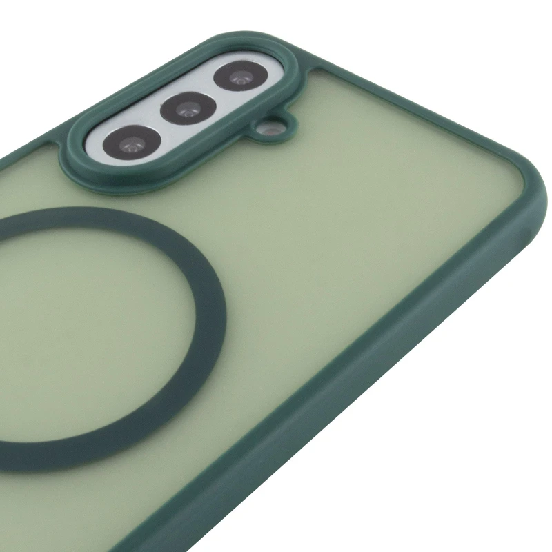 Чехол TPU Bloom with Magnetic Fit для Samsung Galaxy A35 – Green. Фото 6 из 7