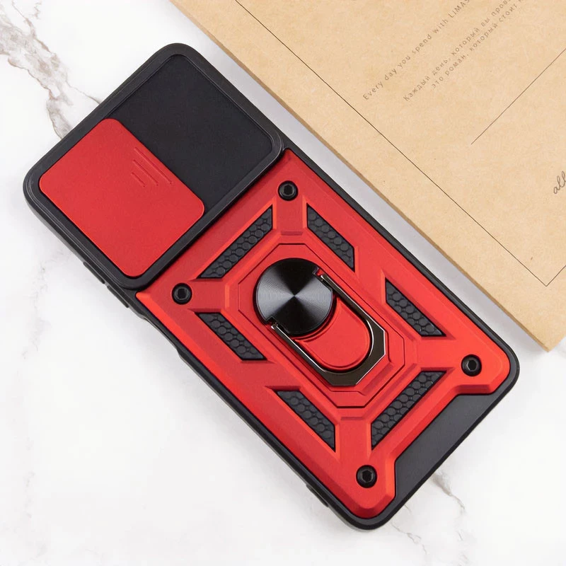 Протиударний чохол Serge Ring з захистом камери на Xiaomi Poco X7 Pro – Червоний. Фото 3 Протиударний чохол Serge Ring з захистом камери на Xiaomi Poco X7 Pro – Червоний. Фото 3 з 4
