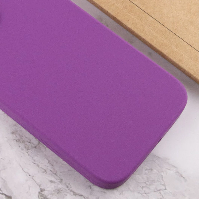 Чохол з закритим низом Silicone Case на Apple iPhone 7 plus / 8 plus – Фіолетовий / Grape. Фото 2 з 2