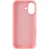 Чехол Silicone Case с закрытым низом для Apple iPhone 17 (6.3") – Розовый / Pink. Фото 4 из 6