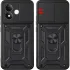 Ударопрочный чехол Ummi Camshield Serge Ring (in box) для Xiaomi Redmi Note 17 – Черный / Black. Фото 2 из 3