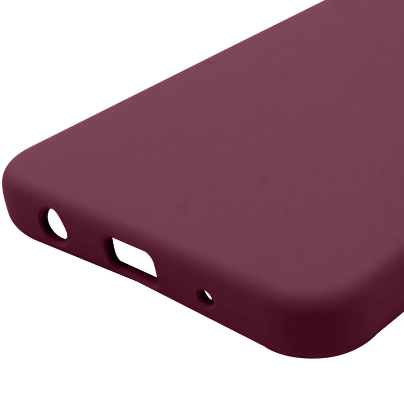 Чехол Silicone Case Lakshmi Premium з закритою камерою на Xiaomi Redmi A5 (Europe version) – Бордовый / Plum. Фото 6 из 6