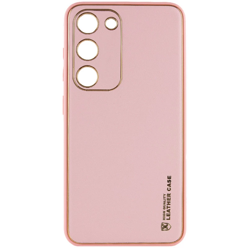 

Кожаный чехол Xshield для Samsung Galaxy S23+ (Розовый / Pink), Рожевий / pink