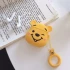 Силіконовий футляр Disney series для навушників AirPods + кільце – Вінні Пух / Жовтий. Фото 2 з 2