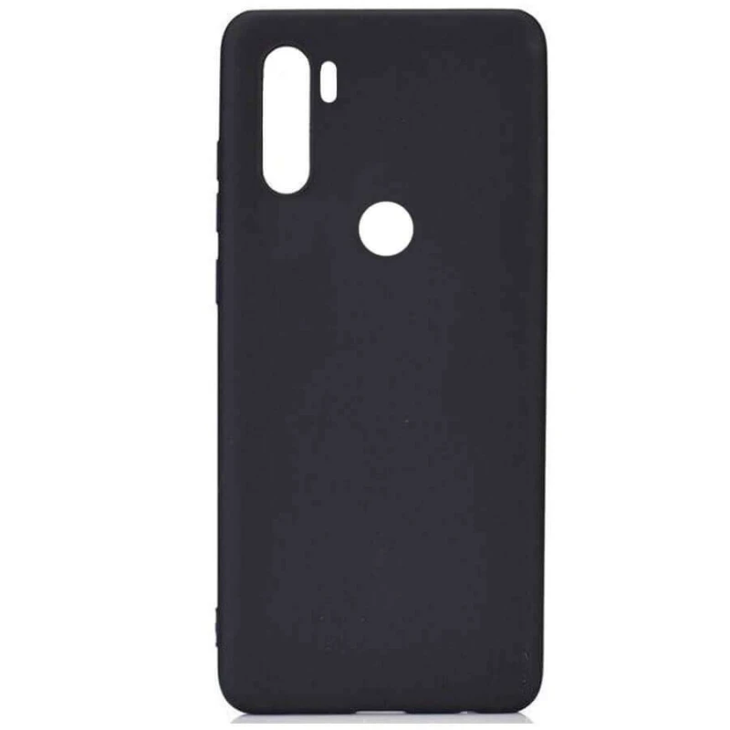 

Цветной силиконовый чехол для Xiaomi Redmi Note 8T (Черный), Чорний