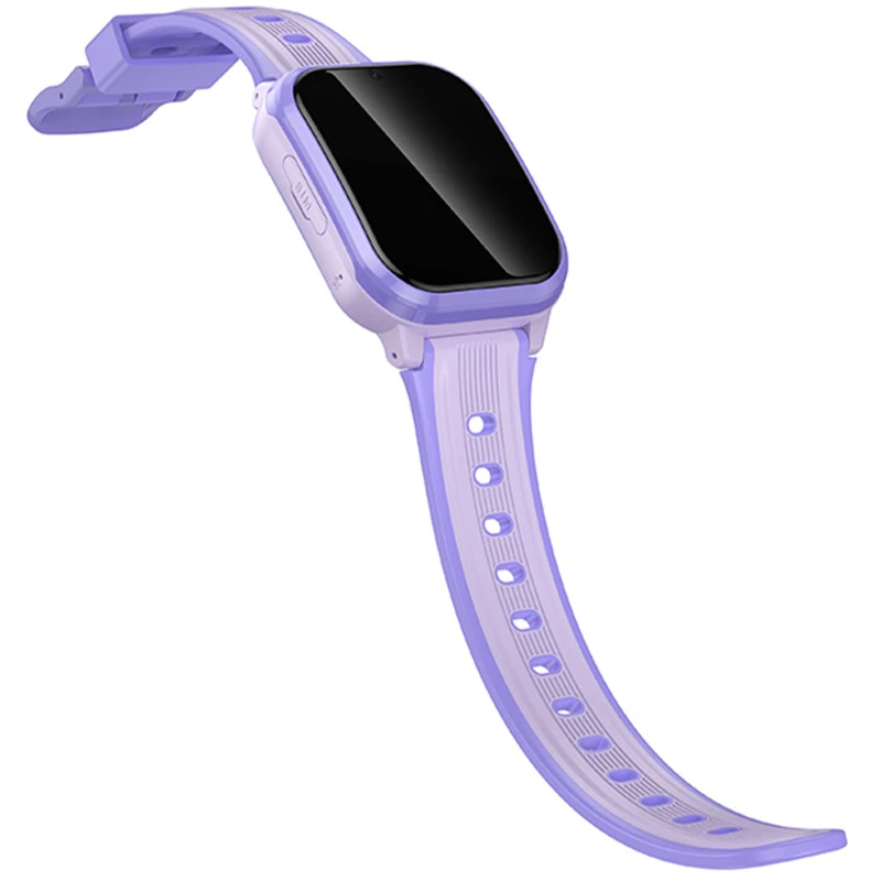 Дитячий cмарт-годинник Hoco Y108 4G with call function – Purple. Фото 2 з 3
