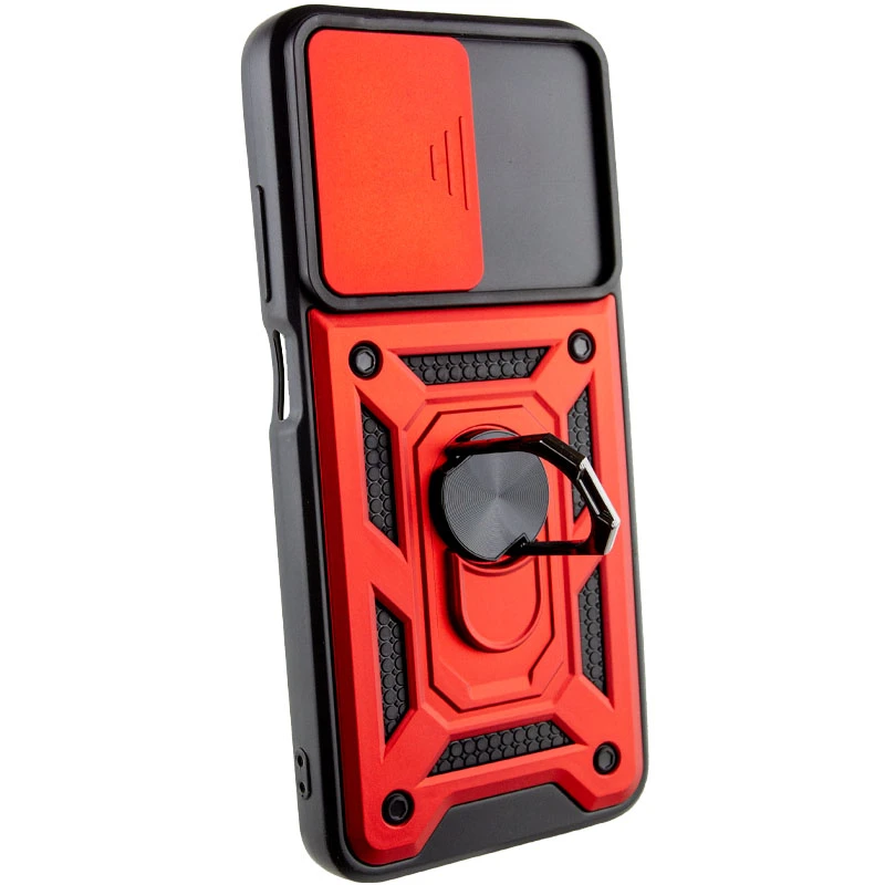 Протиударний чохол Serge Ring з захистом камери на Xiaomi Redmi 10 – Червоний. Фото 6 з 9