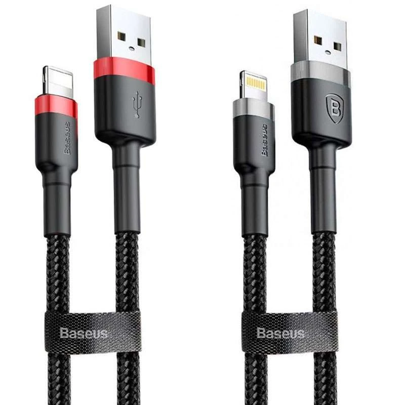 

Дата кабель Baseus Cafule Lightning Cable 2.4A (1m) (CALKLF-B)