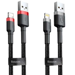 Дата кабель Baseus Cafule Lightning Cable 2.4A (1m) (CALKLF-B) фото 1 Дата кабель Baseus Cafule Lightning Cable 2.4A (1m) (CALKLF-B) фото 1 з 1