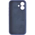 Чохол Silicone Case з захистом камери на Apple iPhone 16 Plus – Синій / Deep navy. Фото 6 з 7