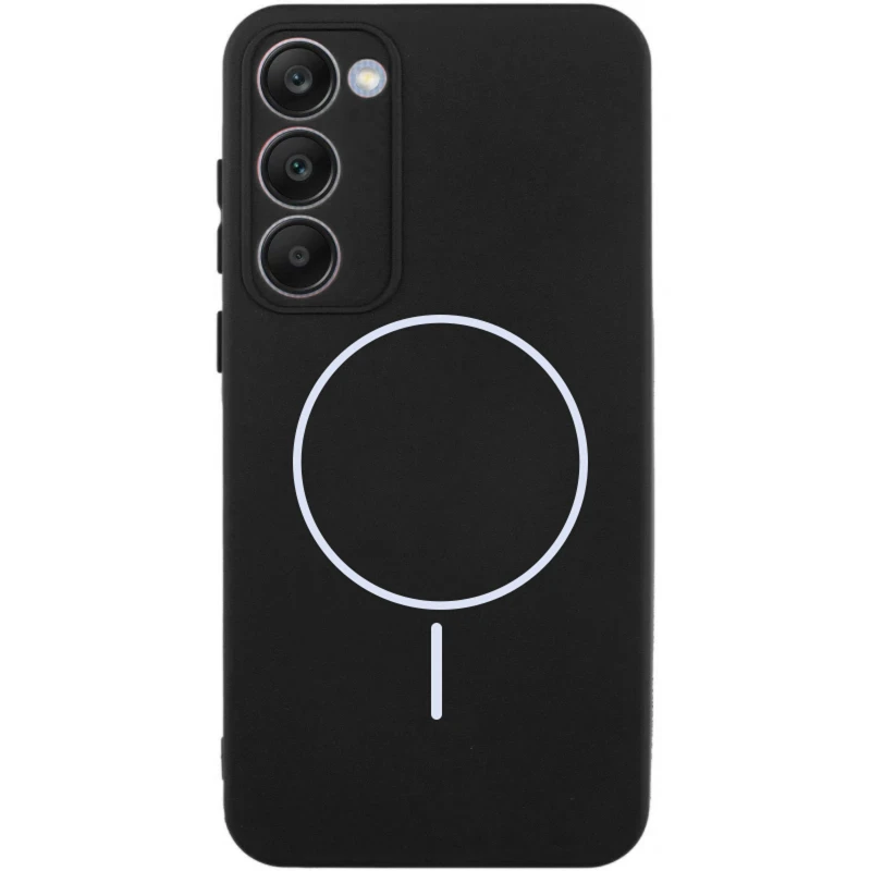 Силіконовий чохол Lakshmi MagFit з захистом камери для Xiaomi Redmi 15 (EU) – Чорний / Black. Фото 1 з 1