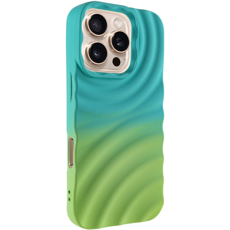 Чохол TPU ColorWave для Apple iPhone 16 Pro – Marine Green / Mint. Фото 2 з 6