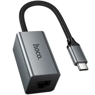Переходник Hoco UA48 Type-C to RJ45 100 Mbs (0.15m) фото 1 из 1