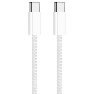 Дата кабель USB-C to USB-C FineWoven for Apple (A) (1m) (box) фото 1 з 2