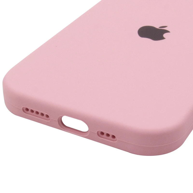 Чехол Silicone Case с закрытым низом для Apple iPhone 16 Plus – Розовый / Light pink. Фото 8 из 14