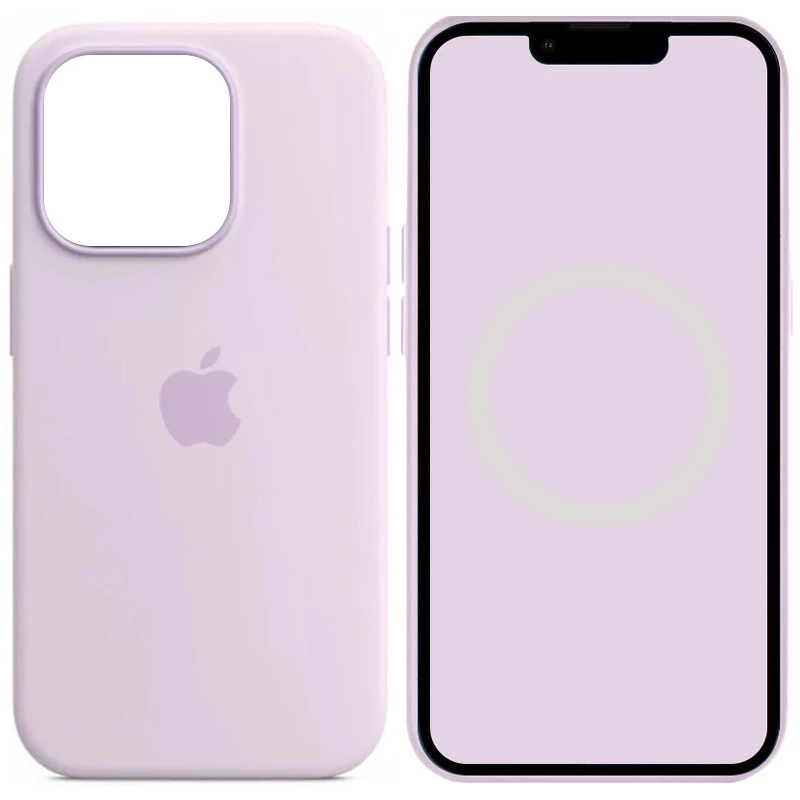 

Чехол Silicone case Premium с Magsafe и анимацией для Apple iPhone 14 Pro Max (6.7") (Сиреневый / Lilac), Бузковий / lilac