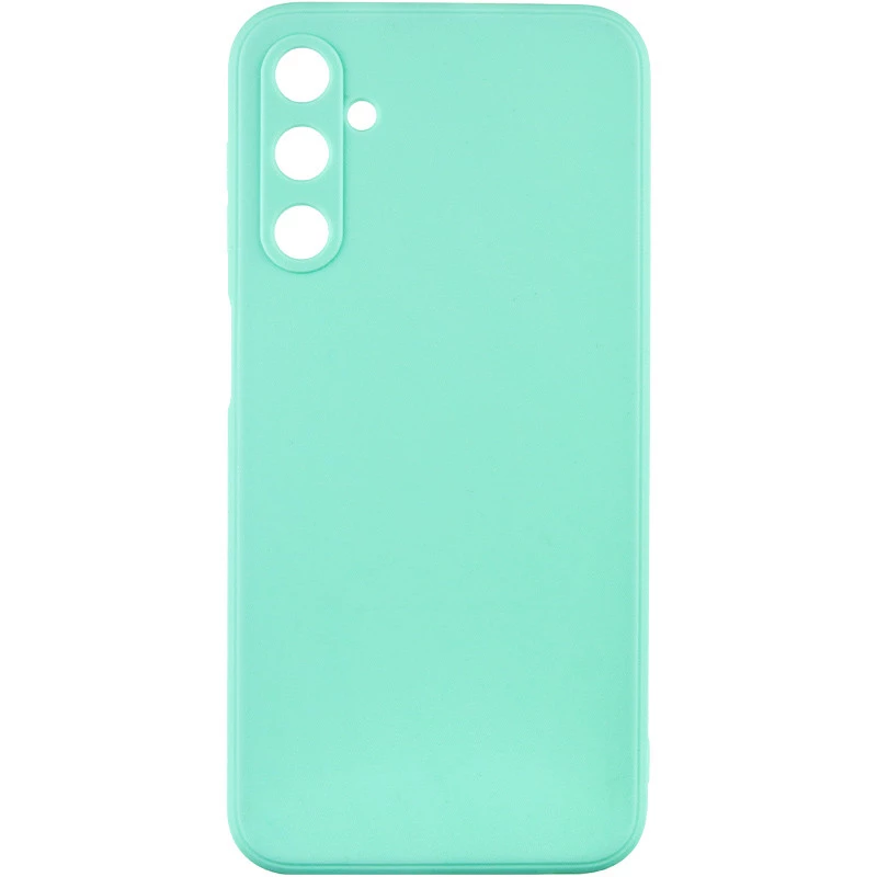 Кольоровий силіконовий чохол із захистом камери на Samsung Galaxy A24 4G – Зелений / Menthol. Фото 3 з 9