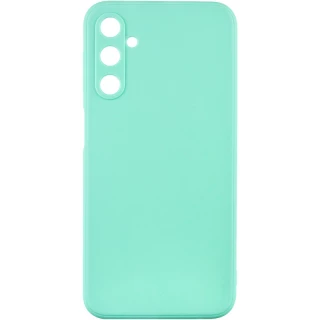 Кольоровий силіконовий чохол із захистом камери на Samsung Galaxy A24 4G — Зелений / Menthol