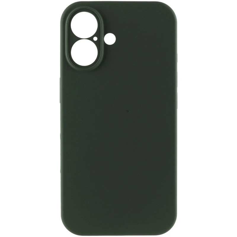 Чехол Silk Full Camera Protective (AA) NO LOGO для Apple iPhone 16 – Зеленый / Cyprus Green. Фото 3 из 7