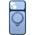 Чехол Ummi Full Camera with Magnetic Fit HQ Ring для Apple iPhone 13 (6.1") – Синий / Navy Blue. Фото 1 из 7