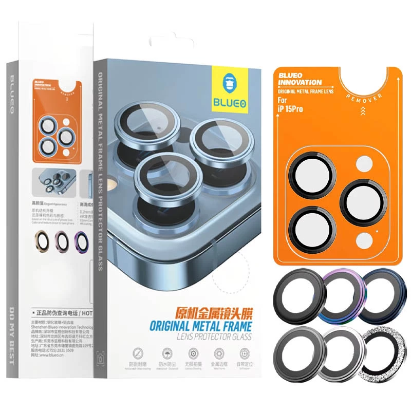 Захисне скло BlueO Metal на Apple iPhone 15 Pro фото 1 з 1
