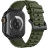Ремешок Hoco WA35 Emir series thickened silicone strap для Apple watch 44/45/46/49mm – Army Green. Фото 2 из 3