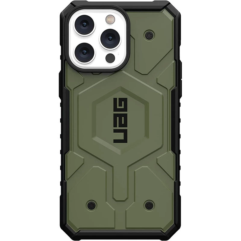 

Ударопрочный чехол UAG Pathfinder с MagSafe для Apple iPhone 15 Pro Max (6.7") (Зеленый), Зелений