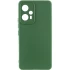 Чохол Silicone Case Lakshmi з закритою камерою на Xiaomi Redmi Note 12T Pro – Зелений / Dark green. Фото 1 з 4