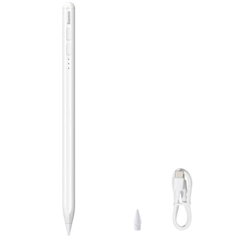 Стилус Baseus Smooth Writing with LED Indicators (Active Version) (SXBC000202) – White. Фото 3 з 7