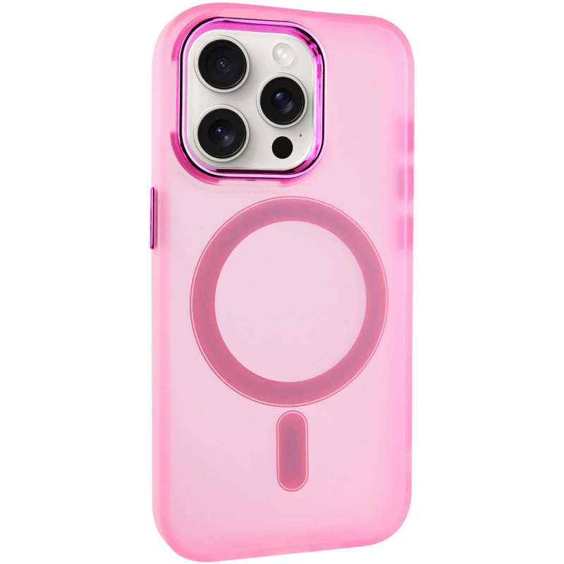 Кольоровий TPU+PC з MagSafe на Apple iPhone 12 Pro Max (6.7") – Light Pink. Фото 2 з 11