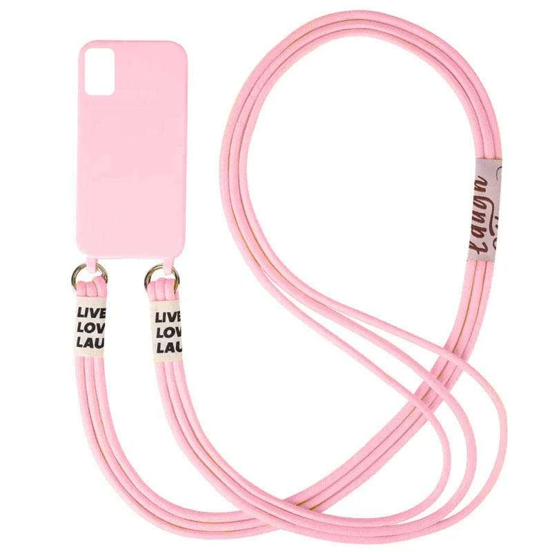 

Чохол Cord case з кольоровим ремінцем на Samsung Galaxy A53 5G (Рожевий / Light pink)