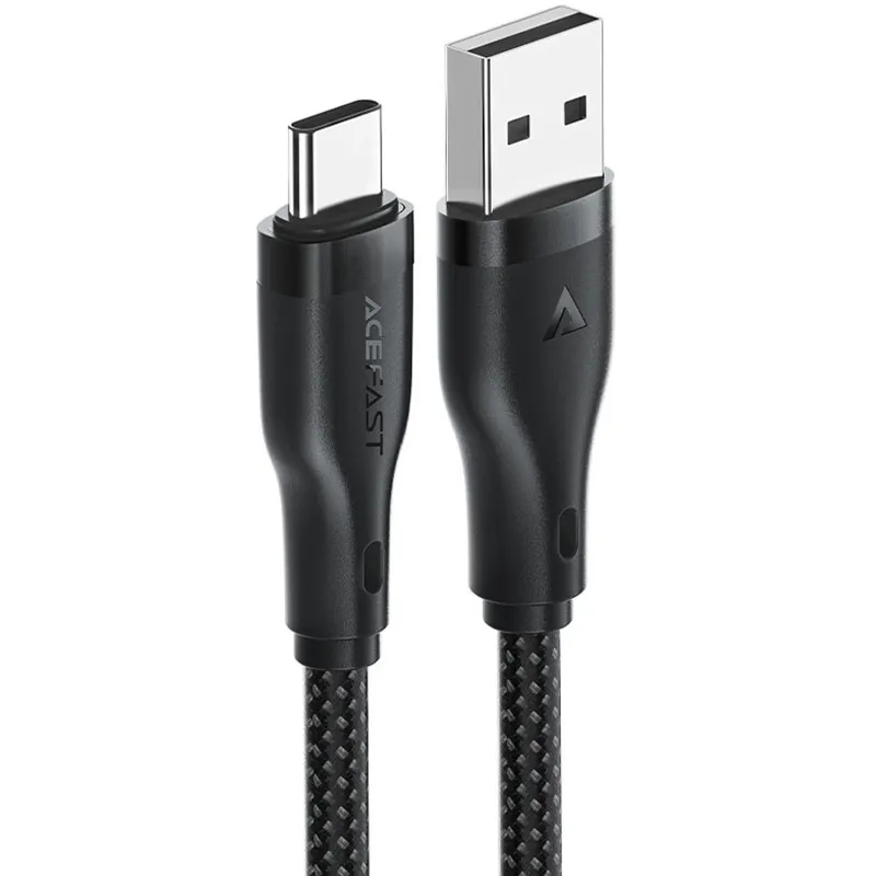 Дата кабель Acefast C8-04 USB to Type-C 3A (1.2m) – Black. Фото 5 из 5