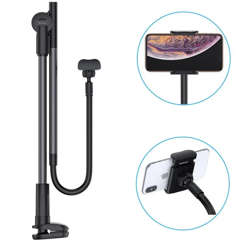 Регульована підставка для телефону Baseus Unlimited adjustment lazy (SULR-0) – Grey. Фото 2 з 6